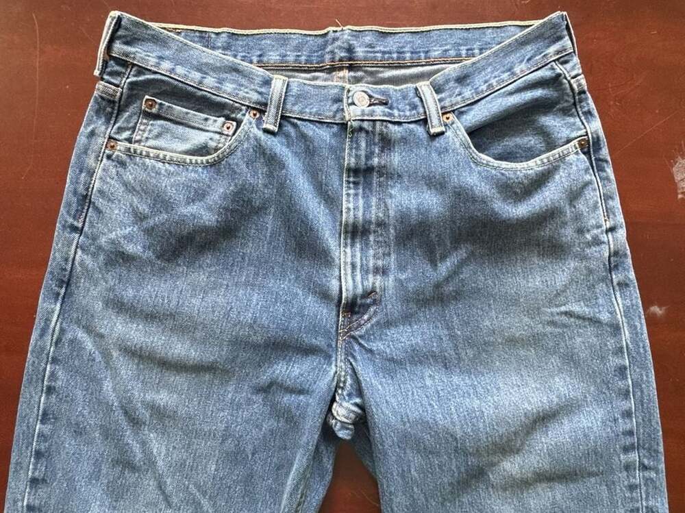 Levi's 550 Relaxed Fit Blue Denim Jeans W36 L29
